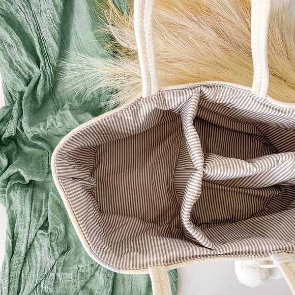 Cream Woven Storage Basket - Picture 2 of 3